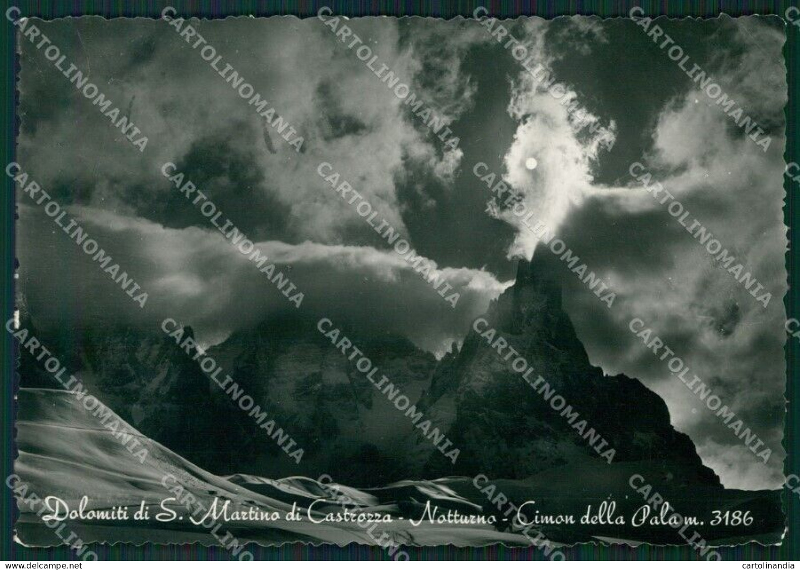 Trento San Martino Di Castrozza Cimon Della Pala FG Foto Cartolina KB5336 - Trento