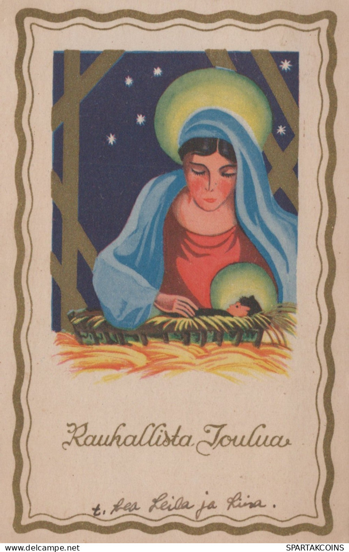 ANGELO Buon Anno Natale Vintage Cartolina CPA #PAG643.IT - Angeles