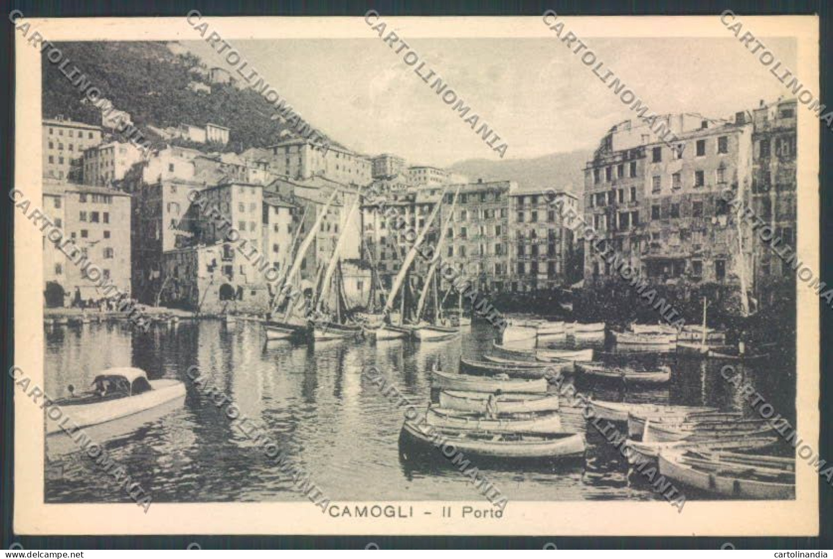 Genova Camogli Barca Cartolina ZQ9399 - Genova (Genoa)