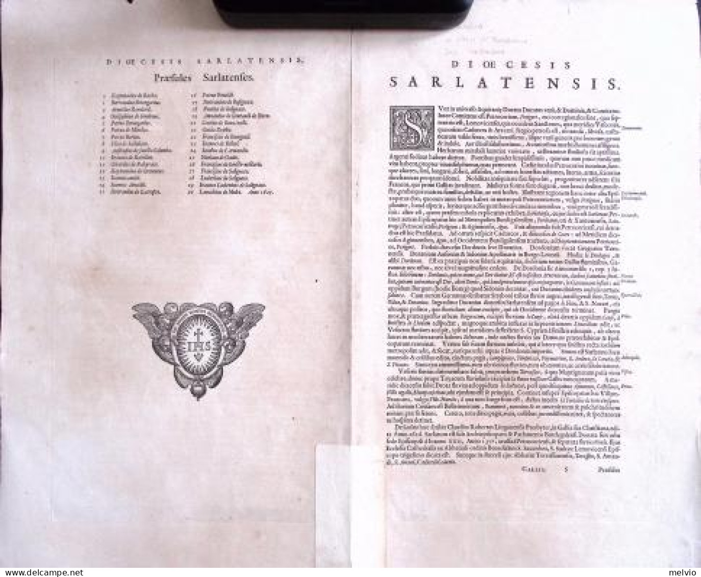 1635-Dioecesis Sarlatensis, Vernacule Le Diocese De Sarlat - Ioannes Tardo Dimen - Geographical Maps