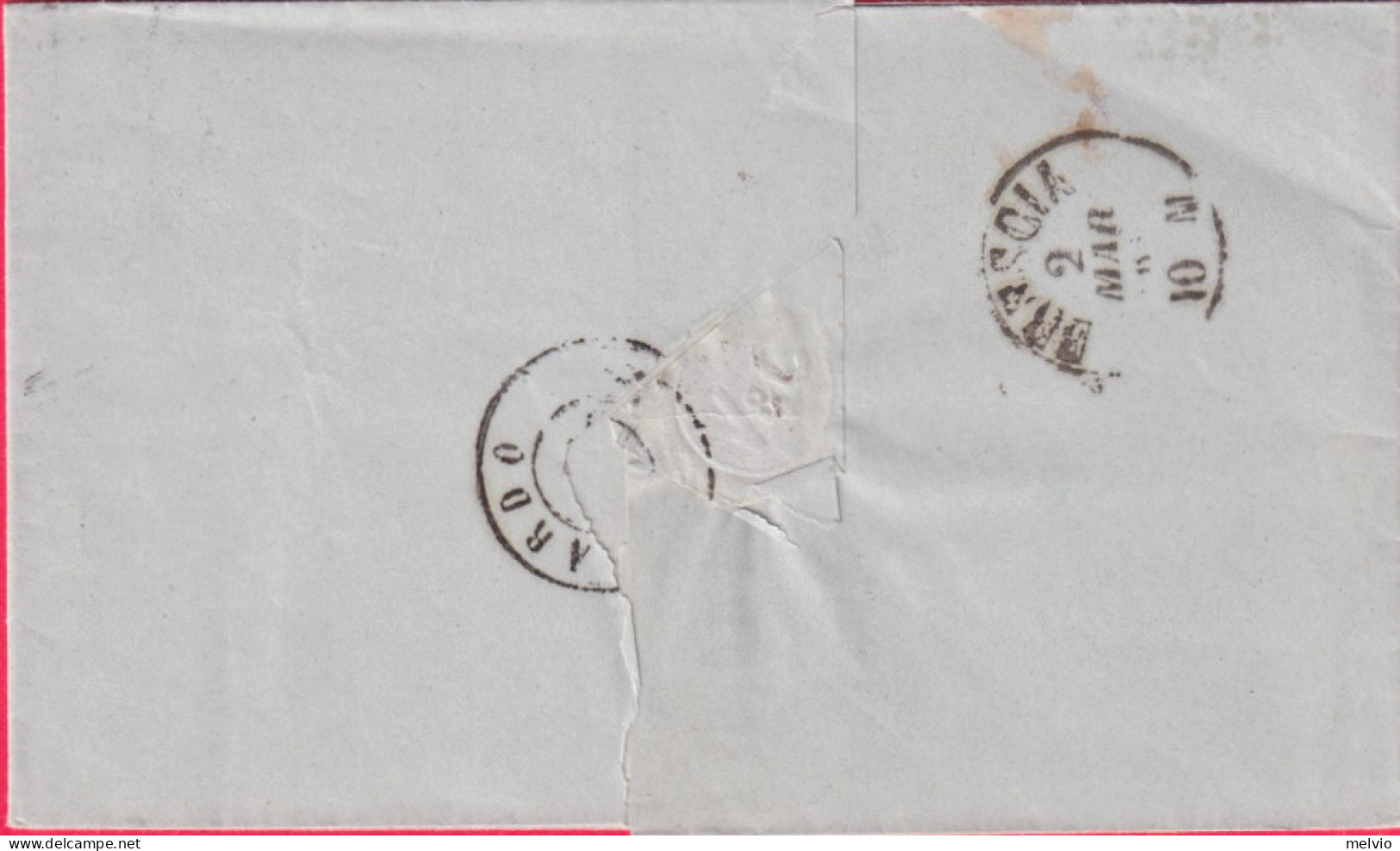 1867-20c.celeste Chiaro DLR Con Ottima Centratura - Poststempel