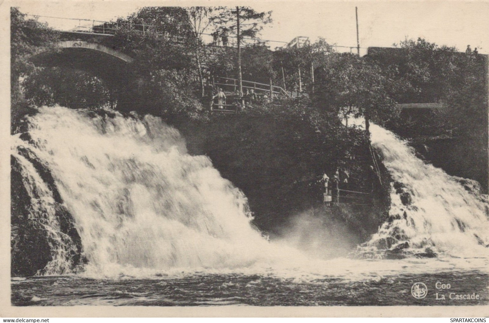 BELGIO COO WATERFALL Provincia Di Liegi Cartolina CPA #PAD170.IT - Stavelot