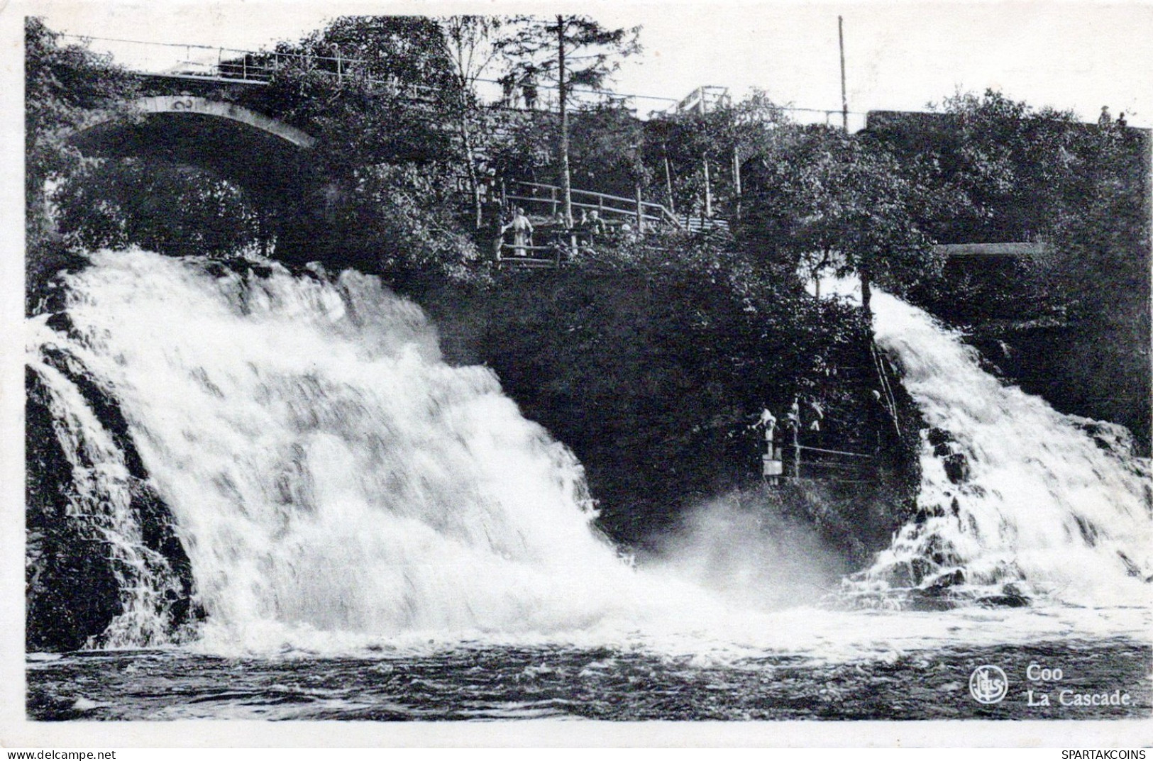 BELGIO COO WATERFALL Provincia Di Liegi Cartolina CPA #PAD170.IT - Stavelot