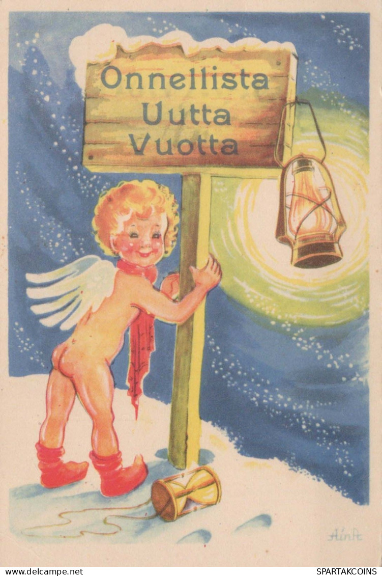 ANGELO Vintage Cartolina CPSMPF #PKG998.IT - Angels