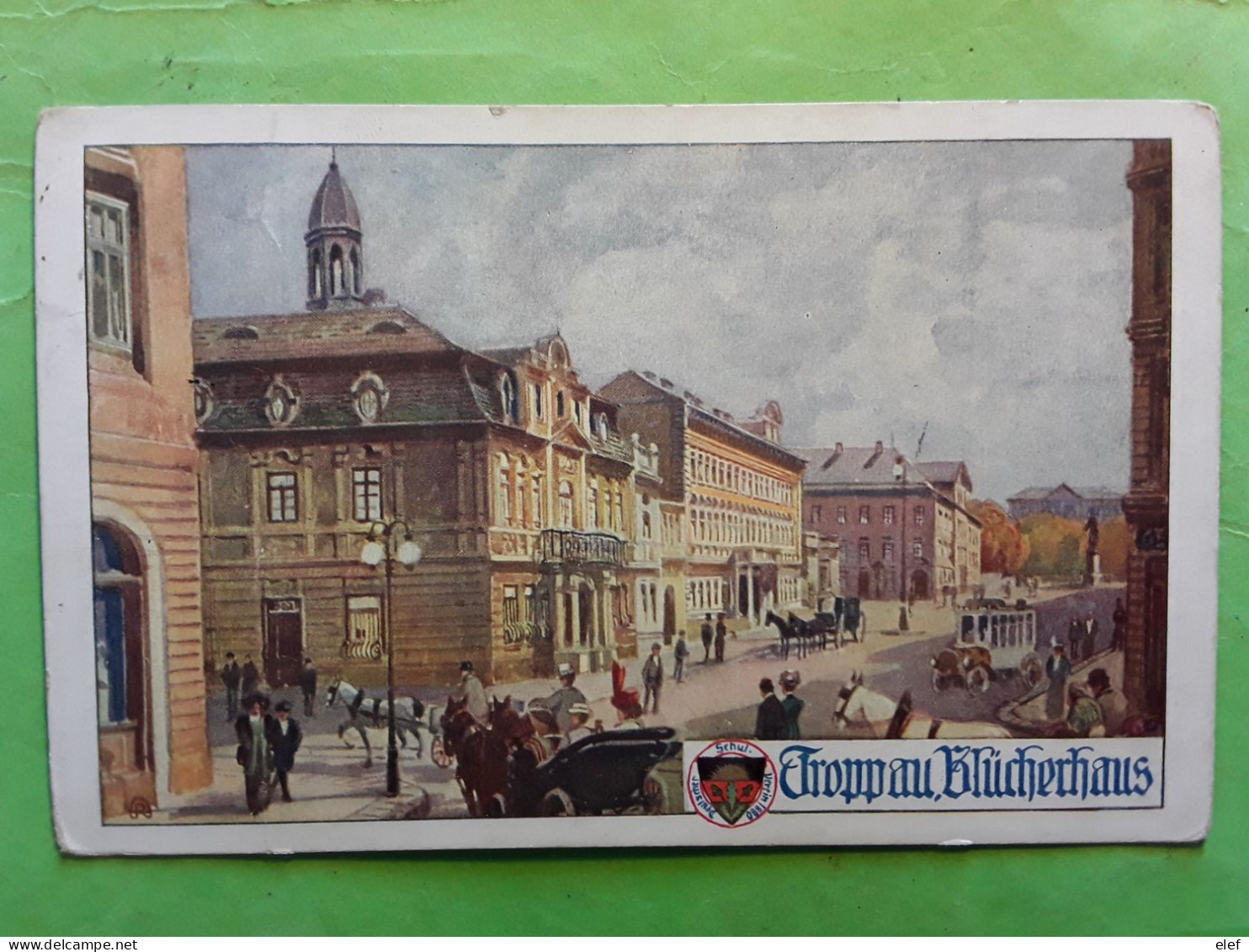 TROPPAU Schlesien ( Opava ) Bluecherhaus, WW1 Guerre Krieg 1917 Feldpost OPPELN > Schweidnitz Swidnica Polen - Schlesien