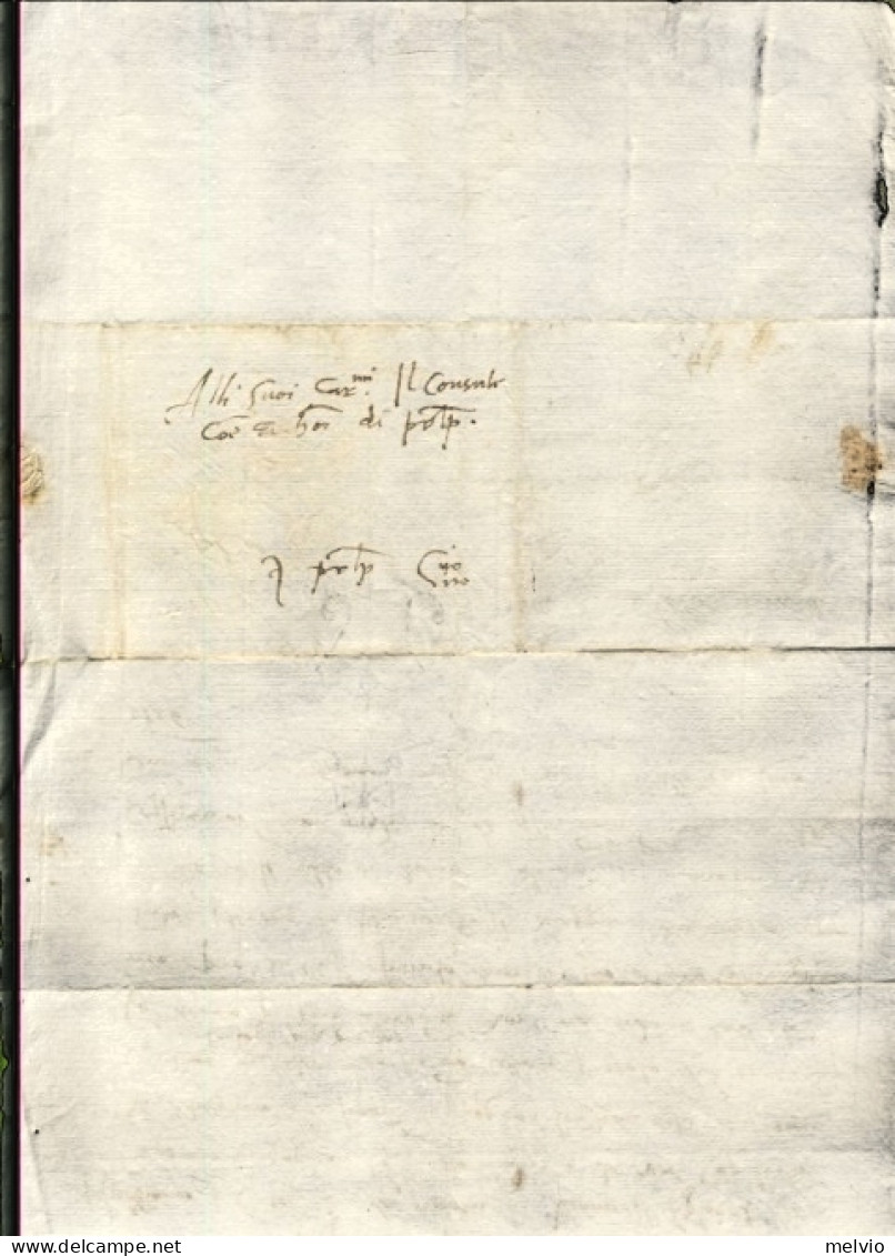 1556-fede Di Sanita' Dai Deputati Della Terra Di Salò Data Il 12 Maggio Indirizz - Historische Documenten
