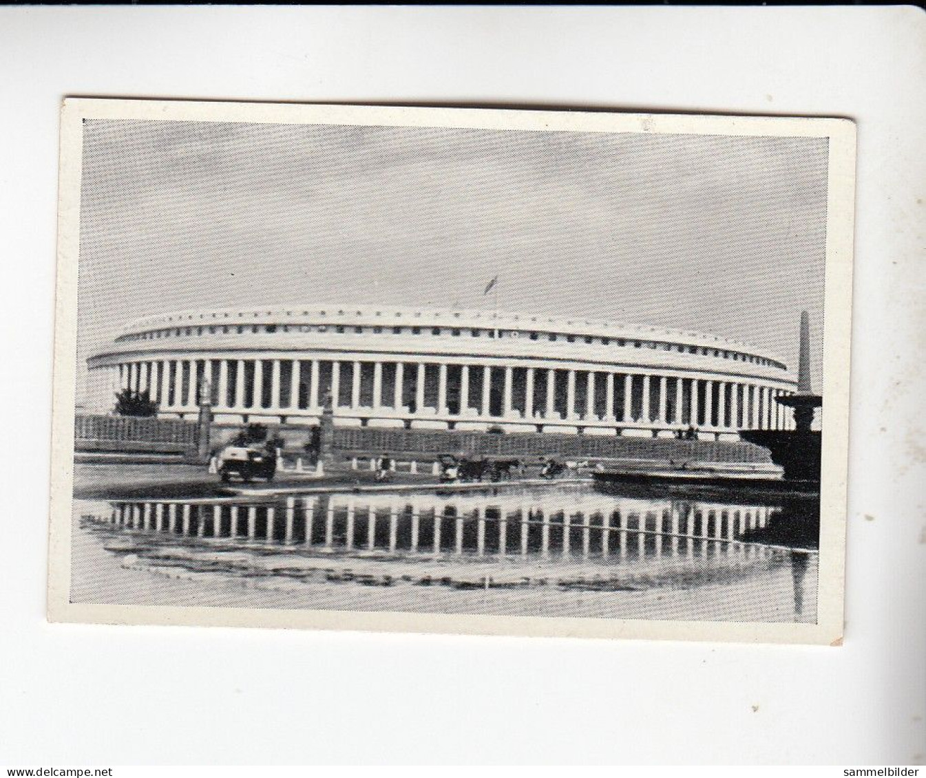 Mit Trumpf Durch Alle Welt Parlamente Indisches Parlament In Delhi  A Serie 18 #6 Von 1933 - Sigarette (marche)