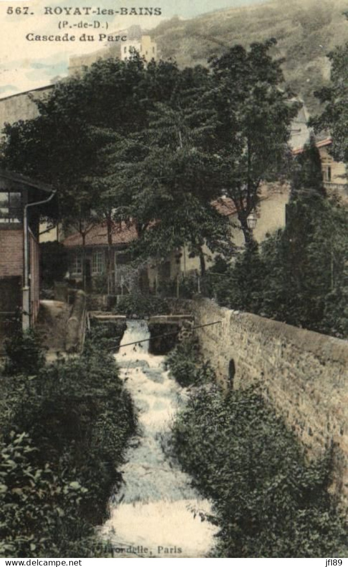 63 - Puy-de-Dôme - Royat - Cascade Du Parc - 6747 - Royat