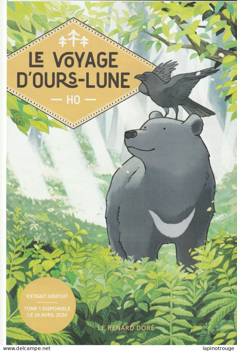 Dossier De Presse HO Le Voyage D'Ours-lune Le Renard Doré 2024 - Press Books