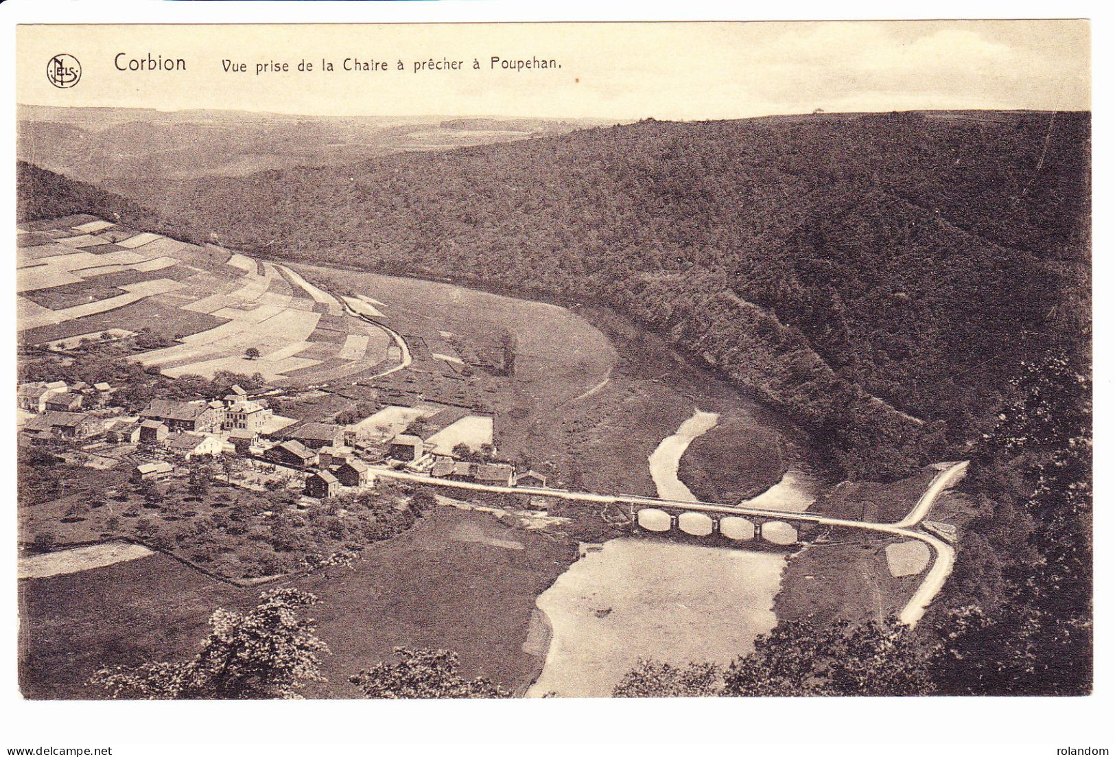 Corbion Bouillon CPA Vue Prise De La Chaire à Prêcher à Poupehan Non Circulée Thill / Nels - Bouillon