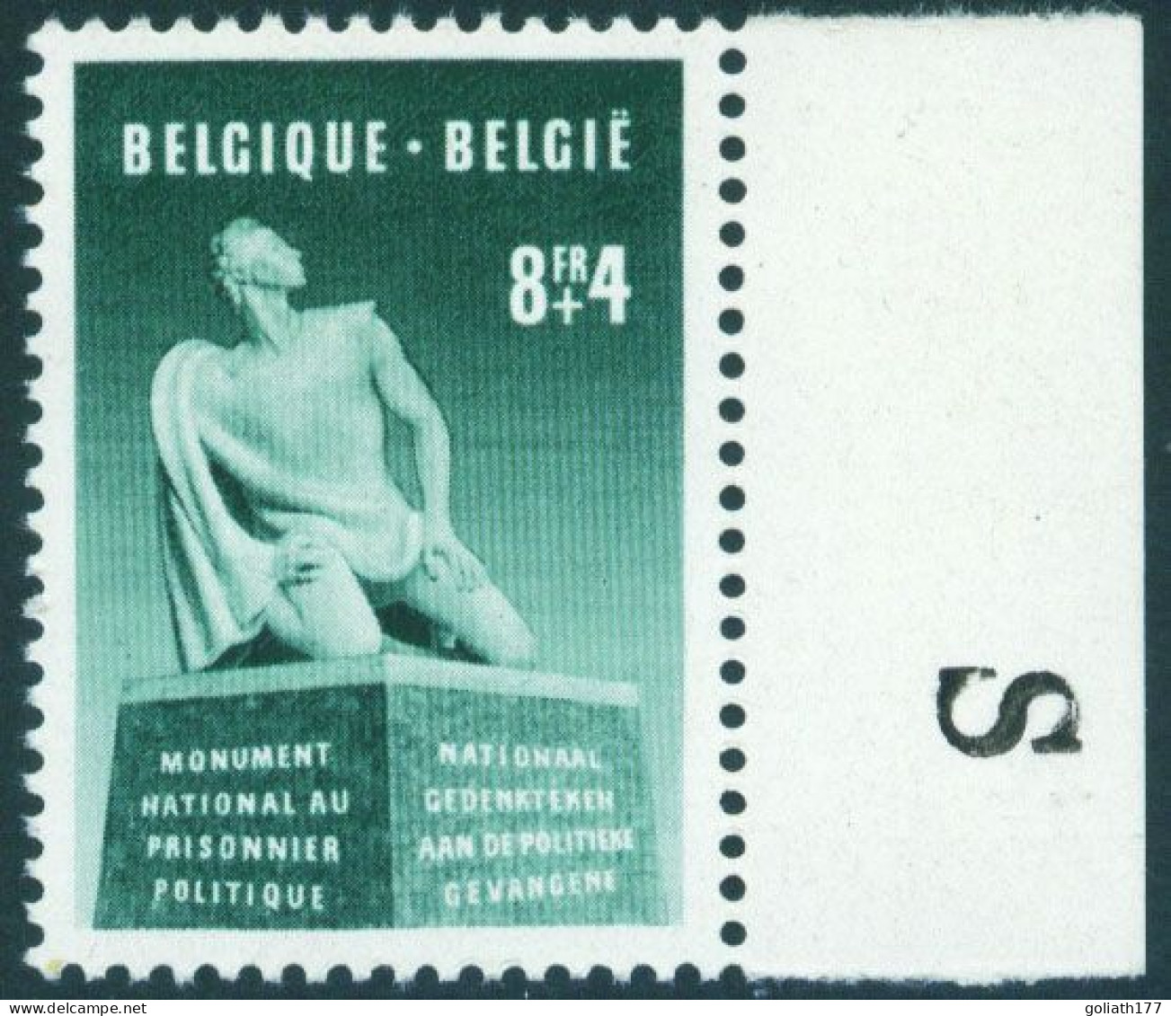 862 ** Met Bladboord - Obp 32,50 Euro - Unused Stamps