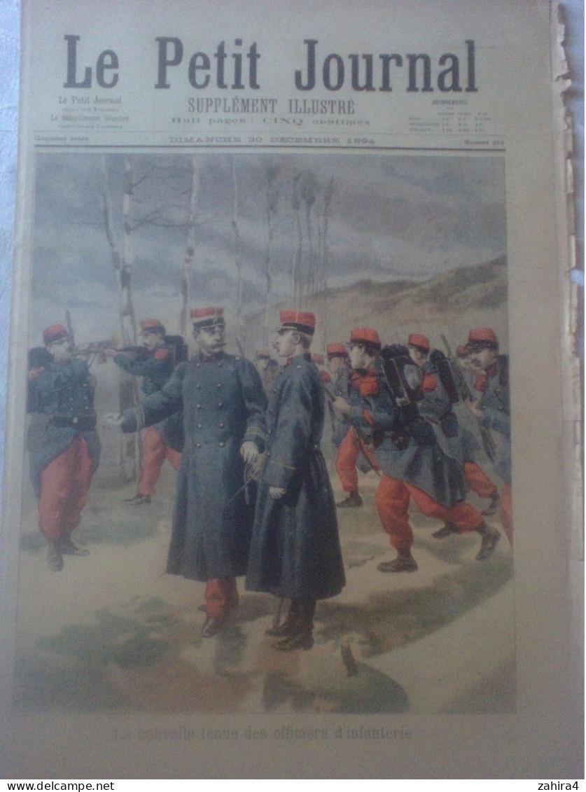 Le Petit Journal N°215 Nouvelle Tenue Officier Infanterie Plaza De Madrid Combat Entre Lion Et Taureau Partition L'idole - Revues Anciennes - Avant 1900