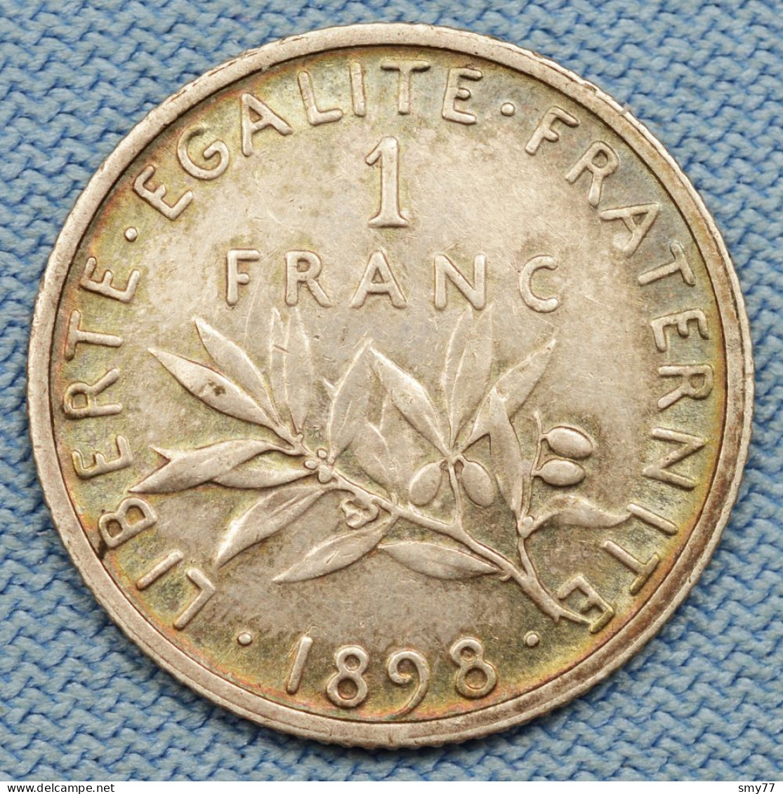 France • 1 Franc 1898 • Semeuse • High Grade • [24-625] - 1 Franc