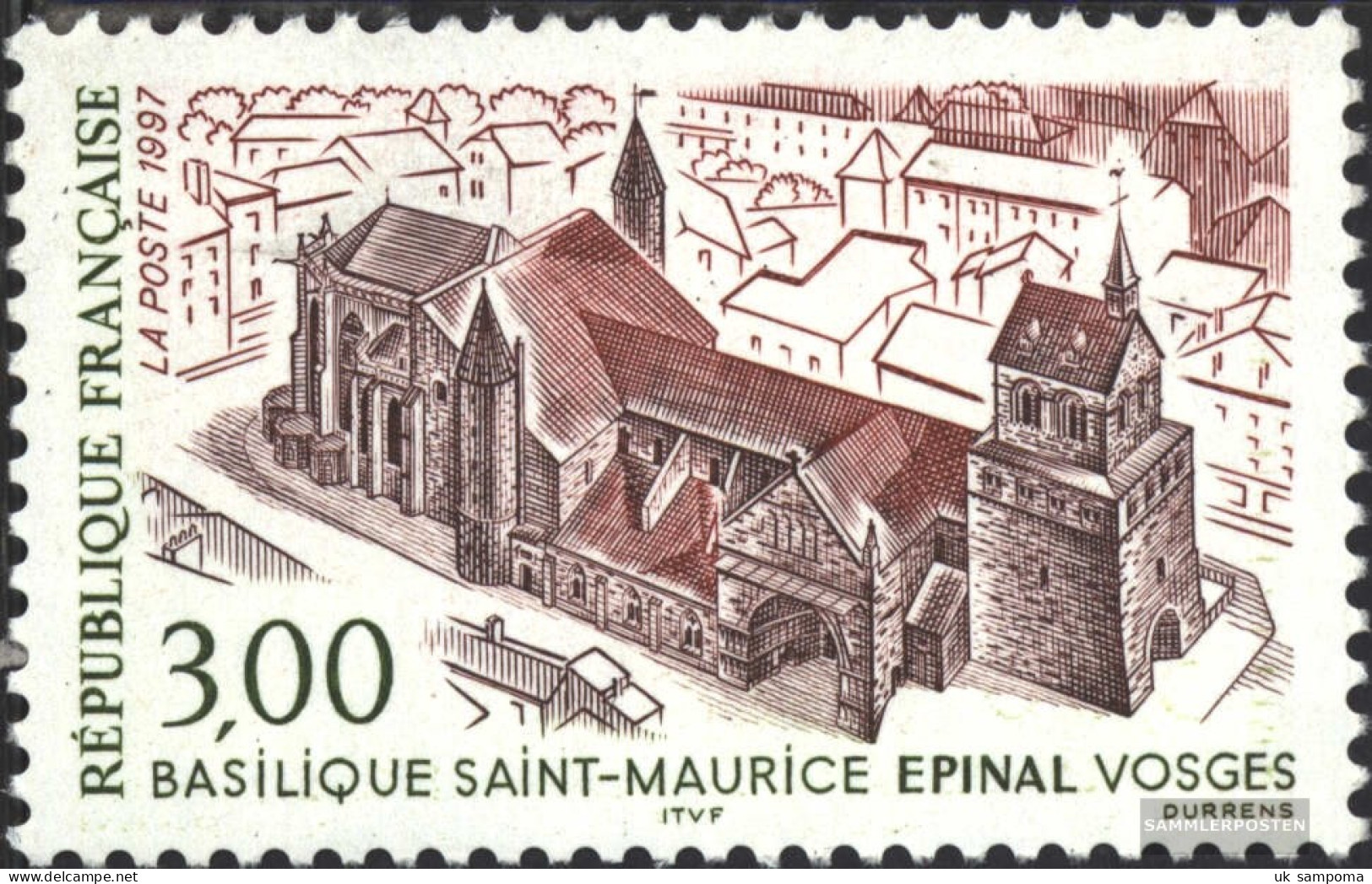 France 3246 (complete Issue) Unmounted Mint / Never Hinged 1997 Saint-maurice-Basilica Epinal - Ungebraucht