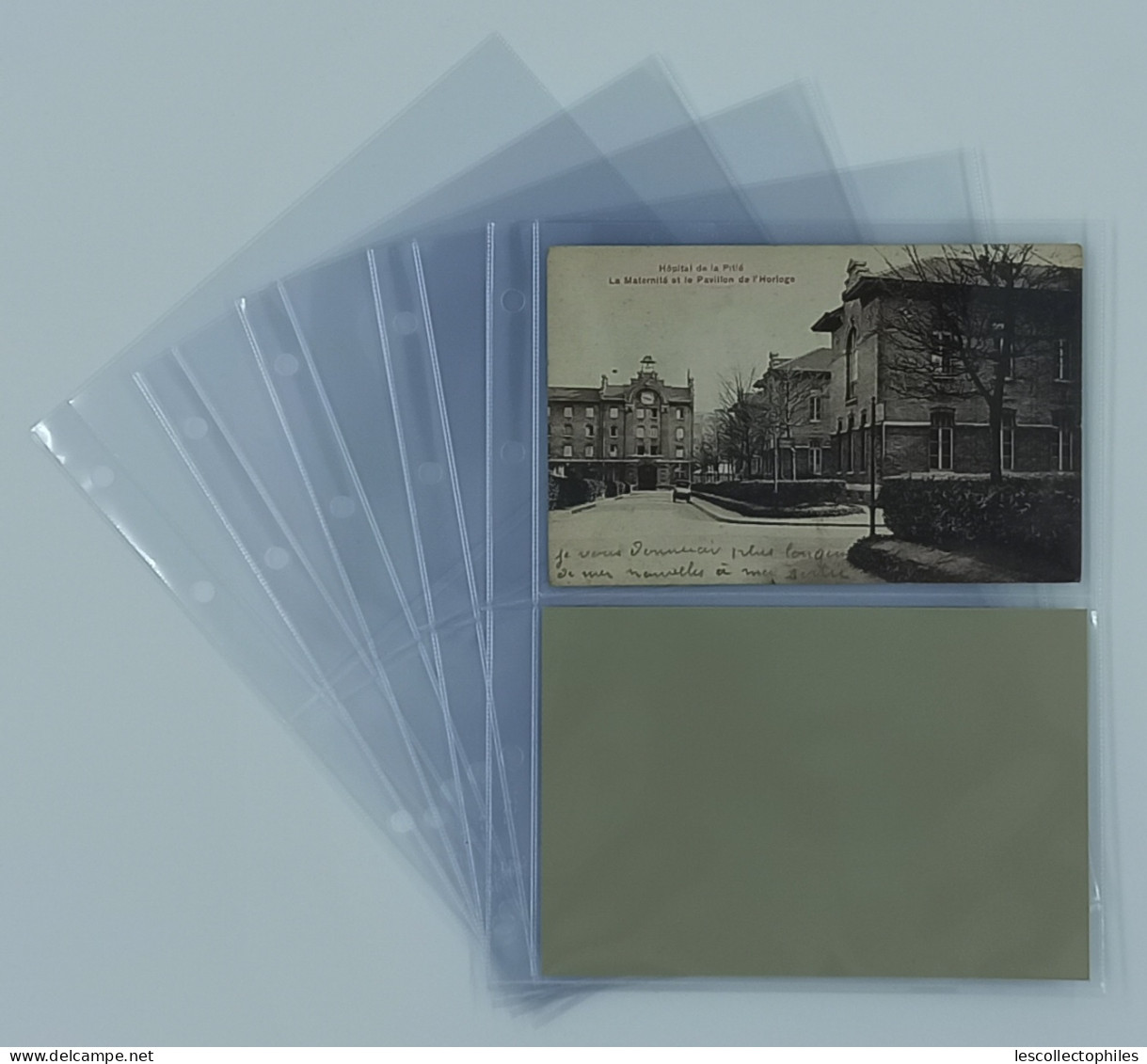 LOT 10 FEUILLES SAFE POUR ALBUM COMPACT - CPA - CARTES POSTALES ANCIENNES - Zonder Classificatie