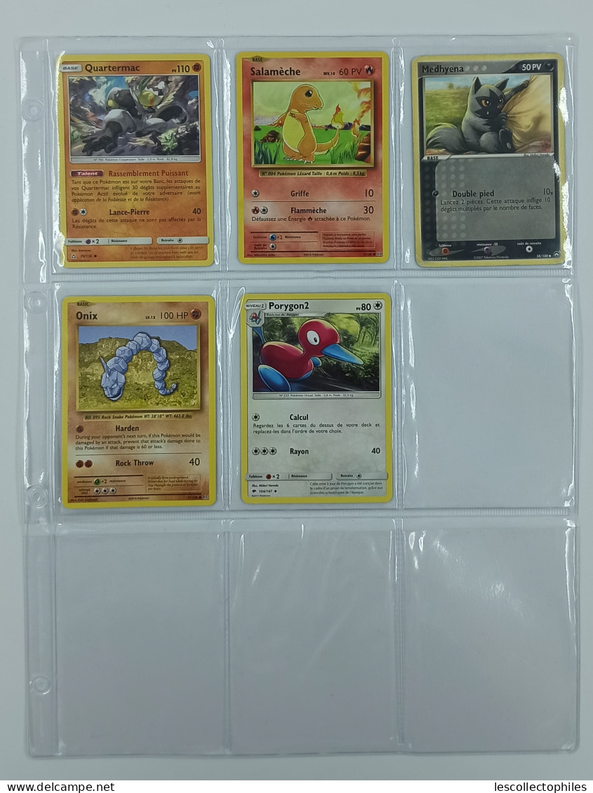 LOT 10 FEUILLES TRANSPARENTES (FORMAT A4) POUR CARTES POKEMON - MAGIC - ETC - Other Playing Cards