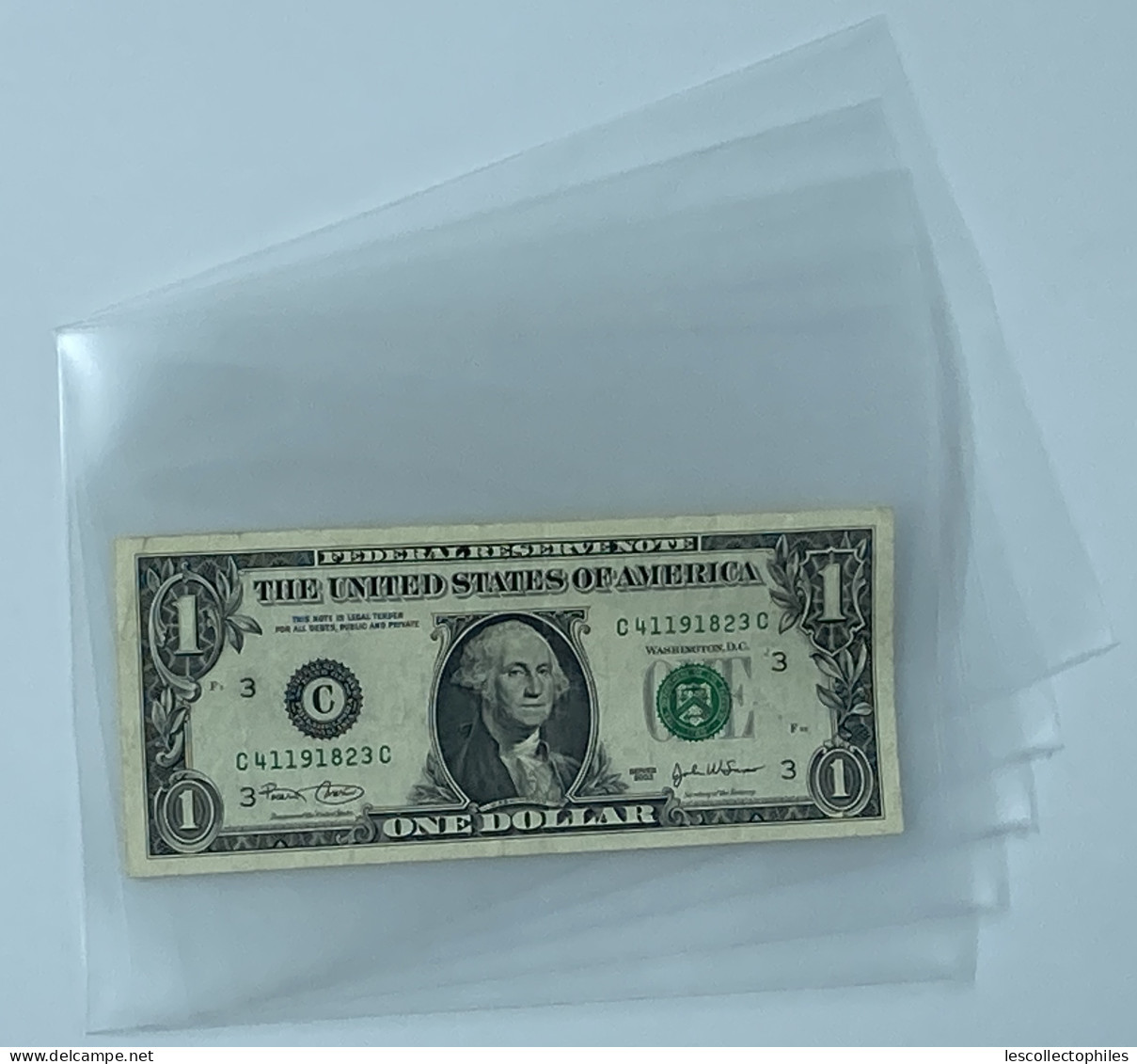 LOT 1000 ETUIS POUR BILLETS 135mm X 170mm / 100 MICRONS TRANSPARENTS - Materiale