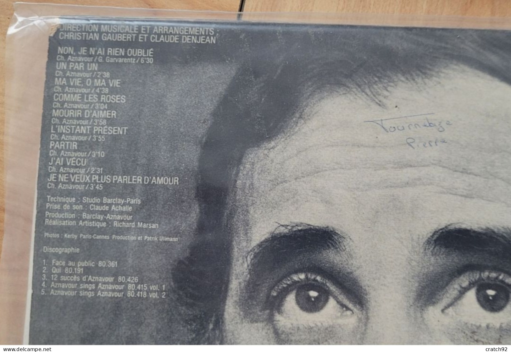 Album Non, Je N'ai Rien Oublié Charles AZNAVOUR - Andere - Franstalig