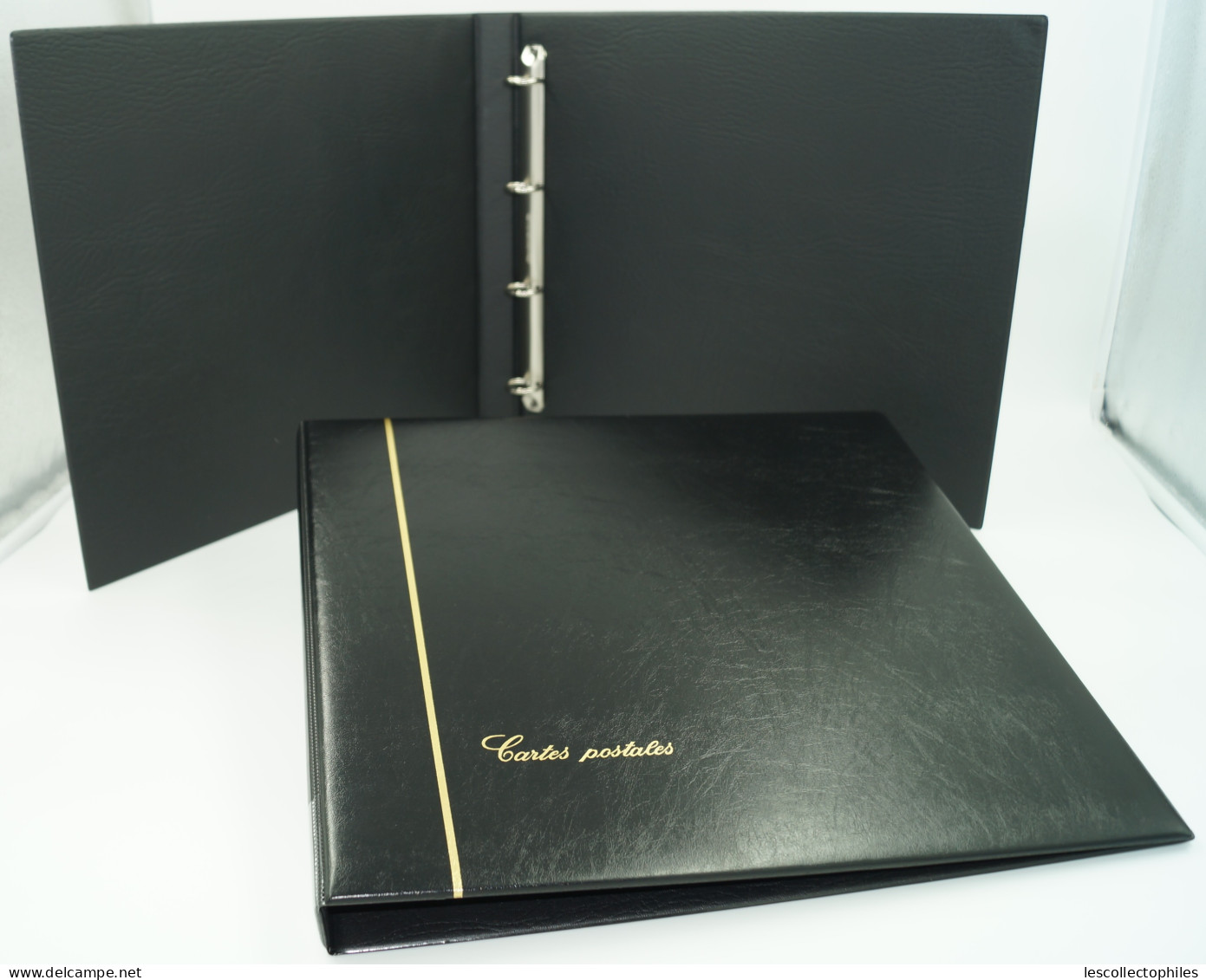 CLASSEUR ALBUM SAFE NOIR POUR CARTES POSTALES OU AUTRES VENDU SANS FEUILLES - Zonder Classificatie