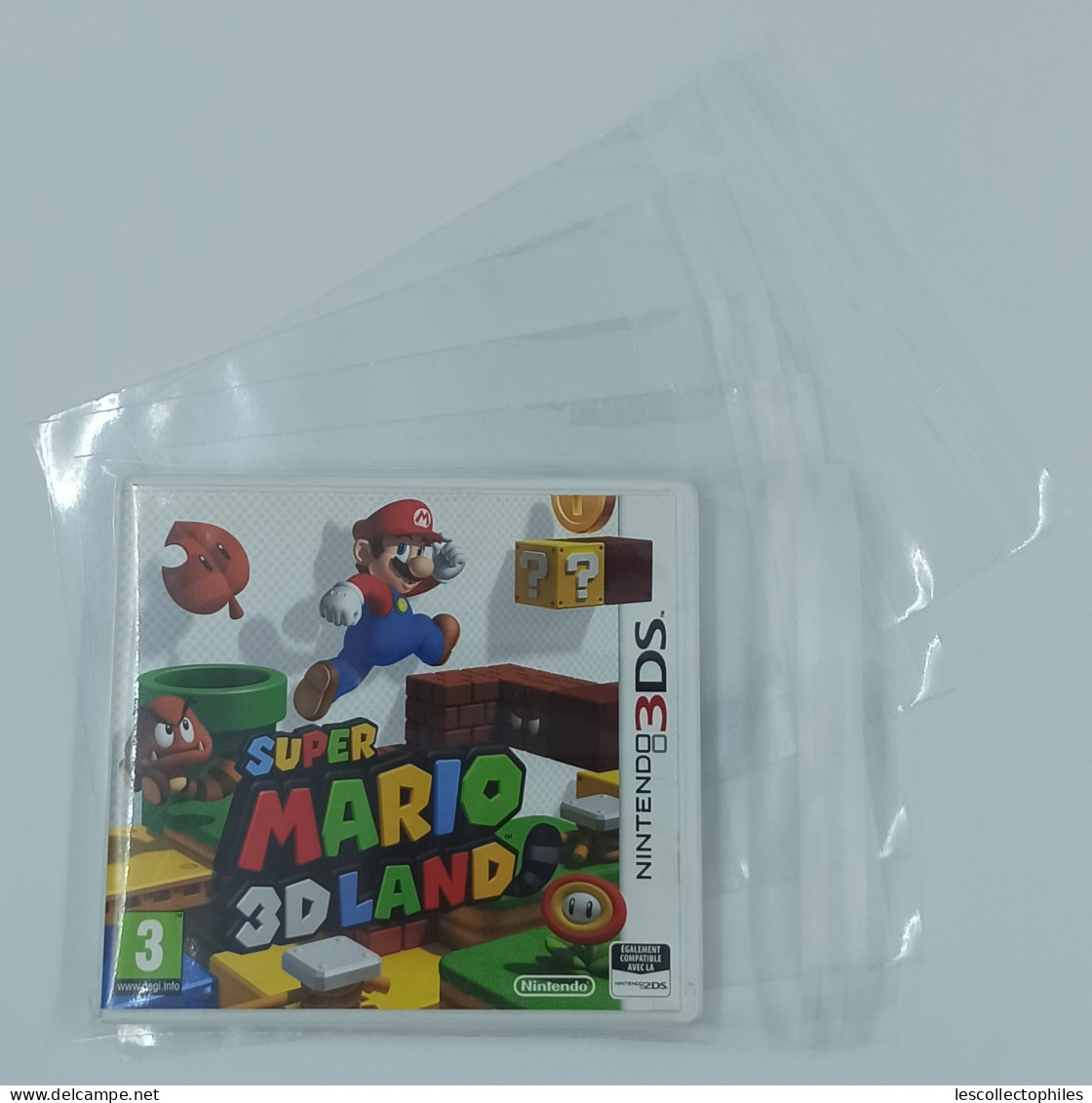 LOT 500 ETUIS POCHETTES PLASTIQUE PROTECTION A RABAT / NINTENDO 3DS - Other & Unclassified