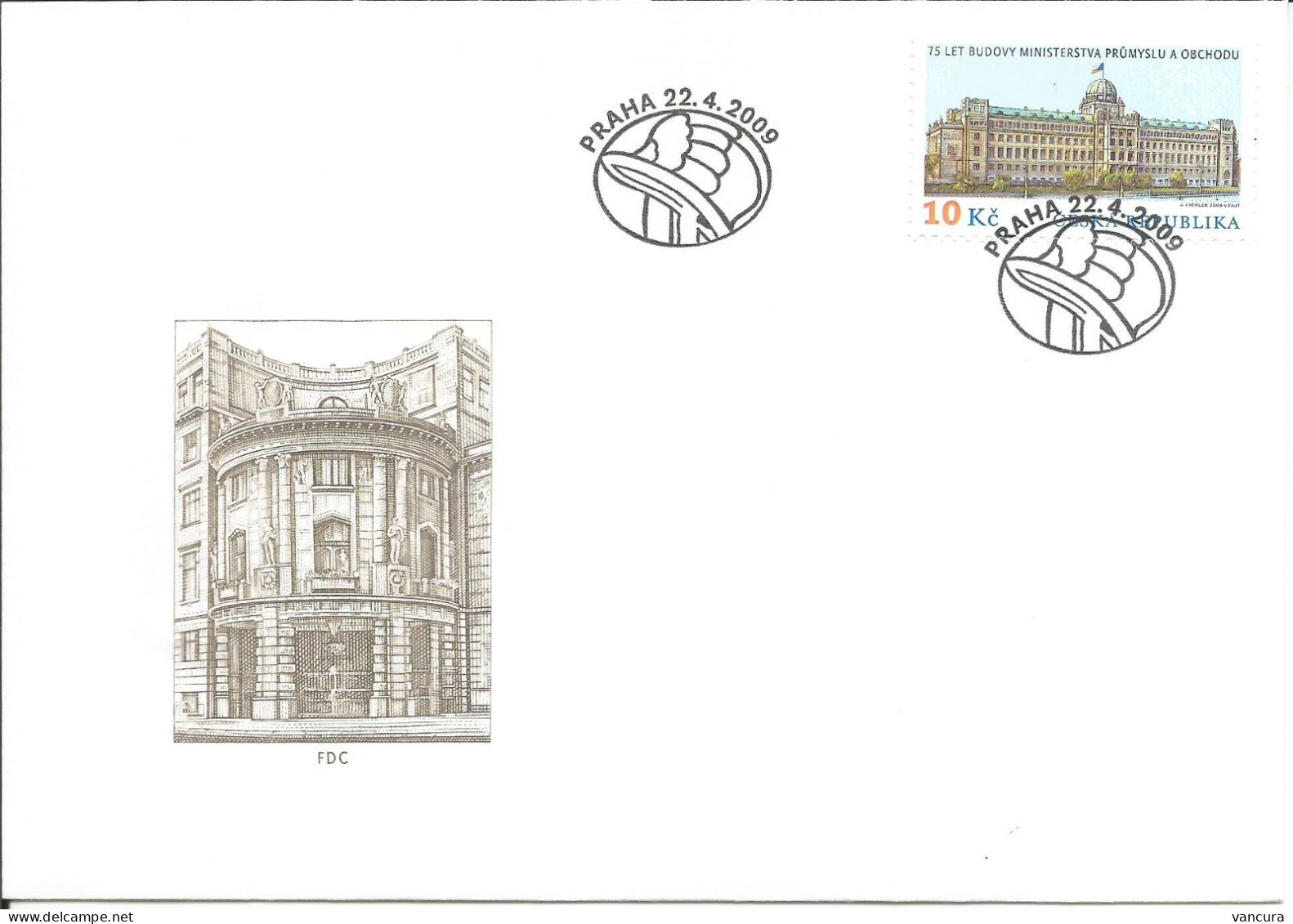 FDC 594 Czech Republic Ministery Of Industry And Trade 2009 - Other & Unclassified