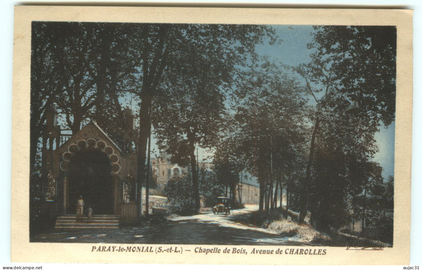 Dép 71 - Paray Le Monial - Chapelle De Bois - Avenue De Charolles - Bon état - Paray Le Monial