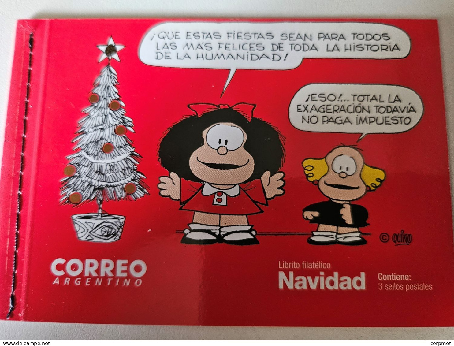 ARGENTINA 2017 - MAFALDA  Booklet With 2 Souvenir Sheets Xmas  Comics Complete And Closed MNH - Carnets