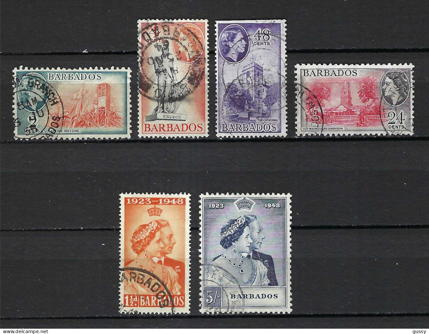 BARBADOS Ca.1948-55: Lot D' Obl. - Barbades (...-1966)