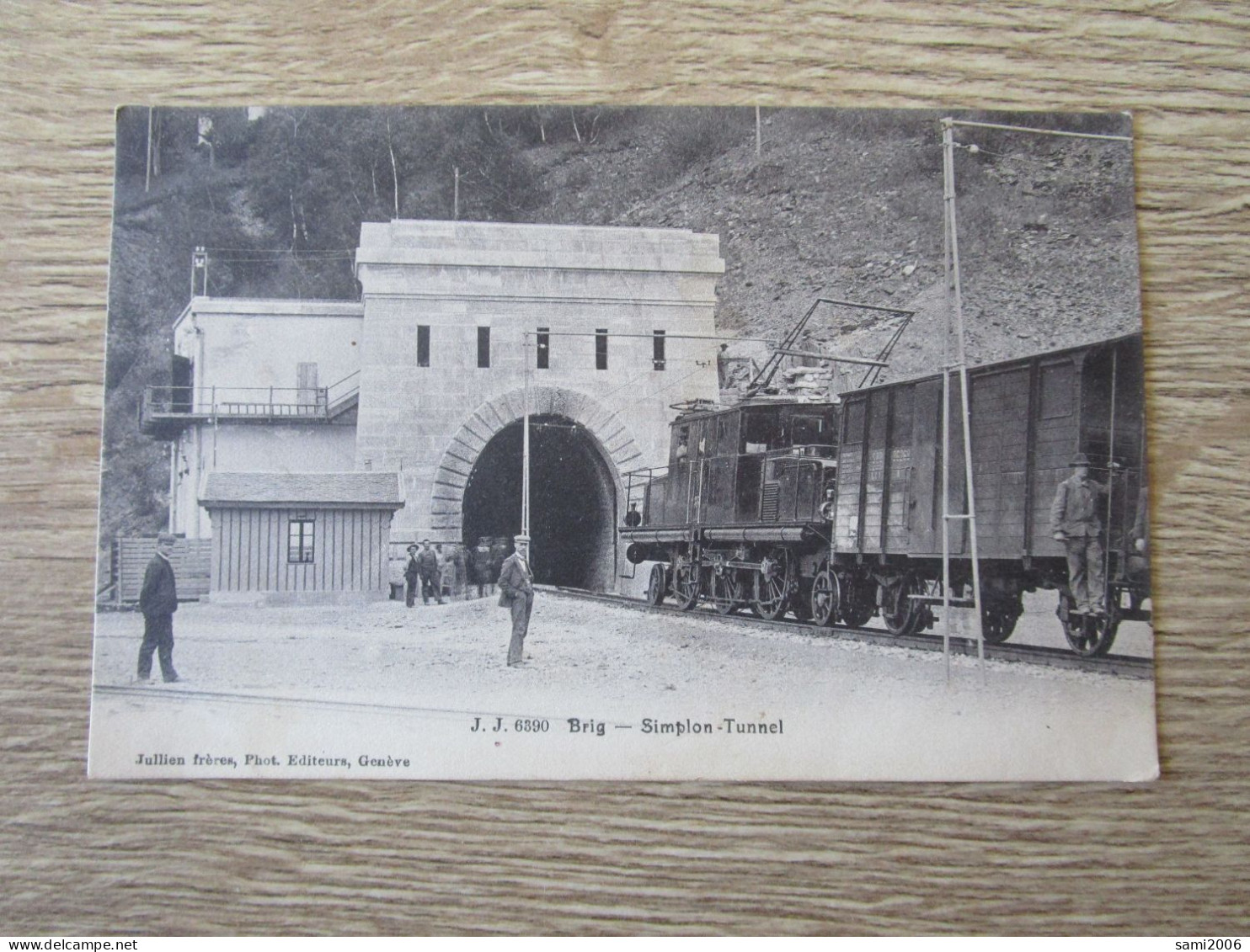 SUISSE BRIG SIMPLON TUNNEL TRAIN ANIMEE - Brigue-Glis 