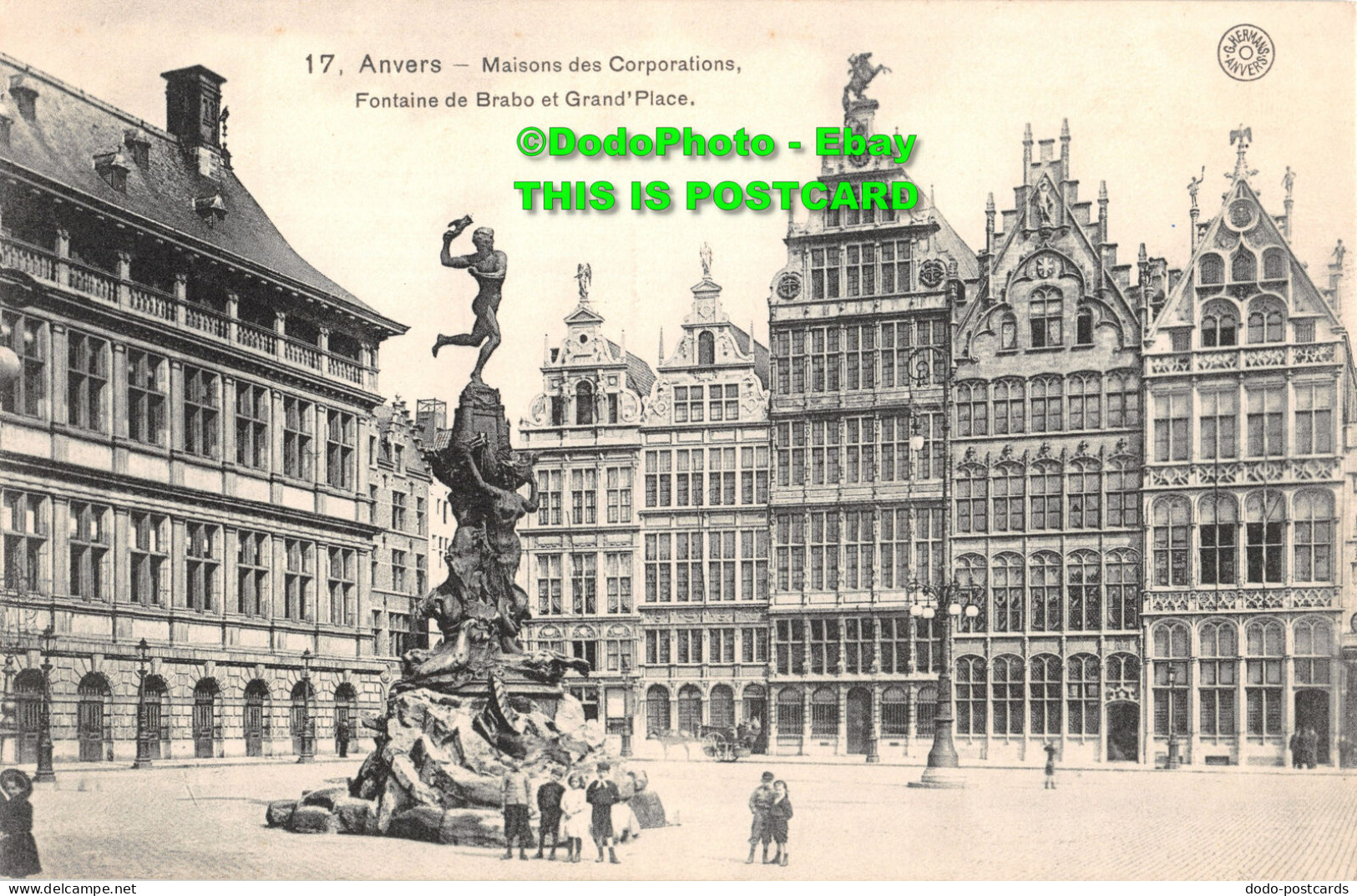 R427476 Anvers. Maisons Des Corporations. Fontaine De Brabo Et Grand Place. G. H - World
