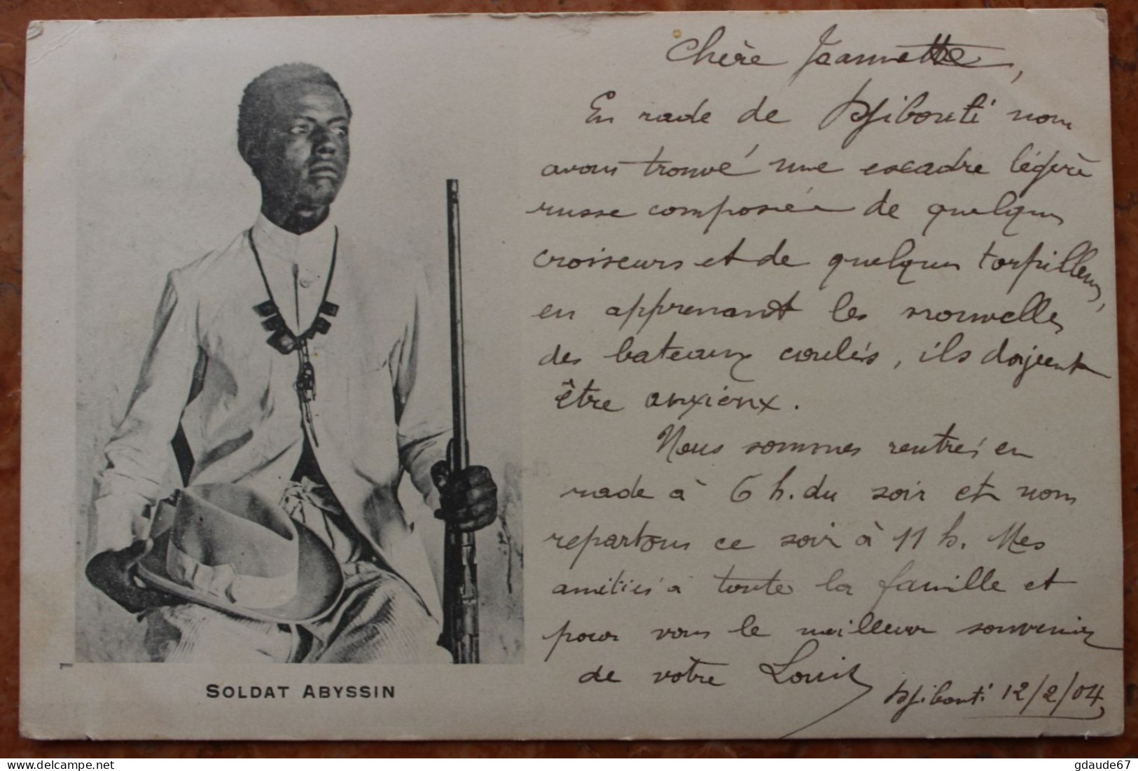 SOLDAT ABYSSIN (ETHIOPIE) - TYPE - Ethiopie