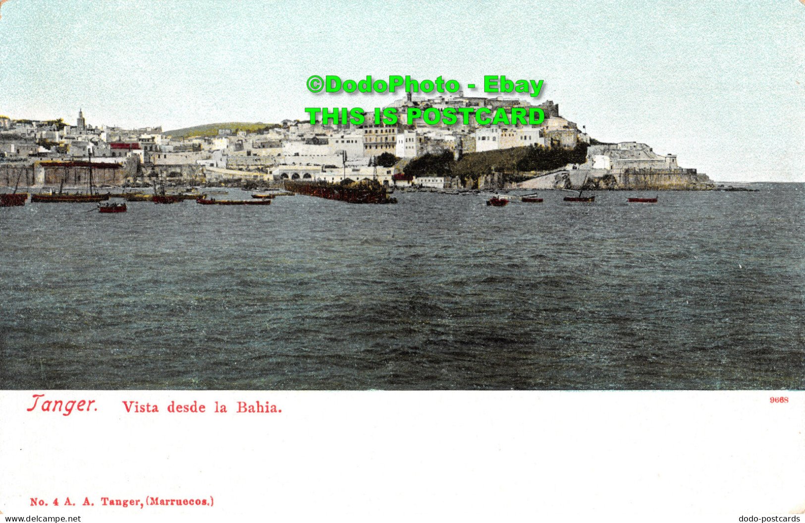 R427512 Tanger. Vista Desde La Bahia. No. 4. A. A. Tanger. Coleccion Hispano Mar - World