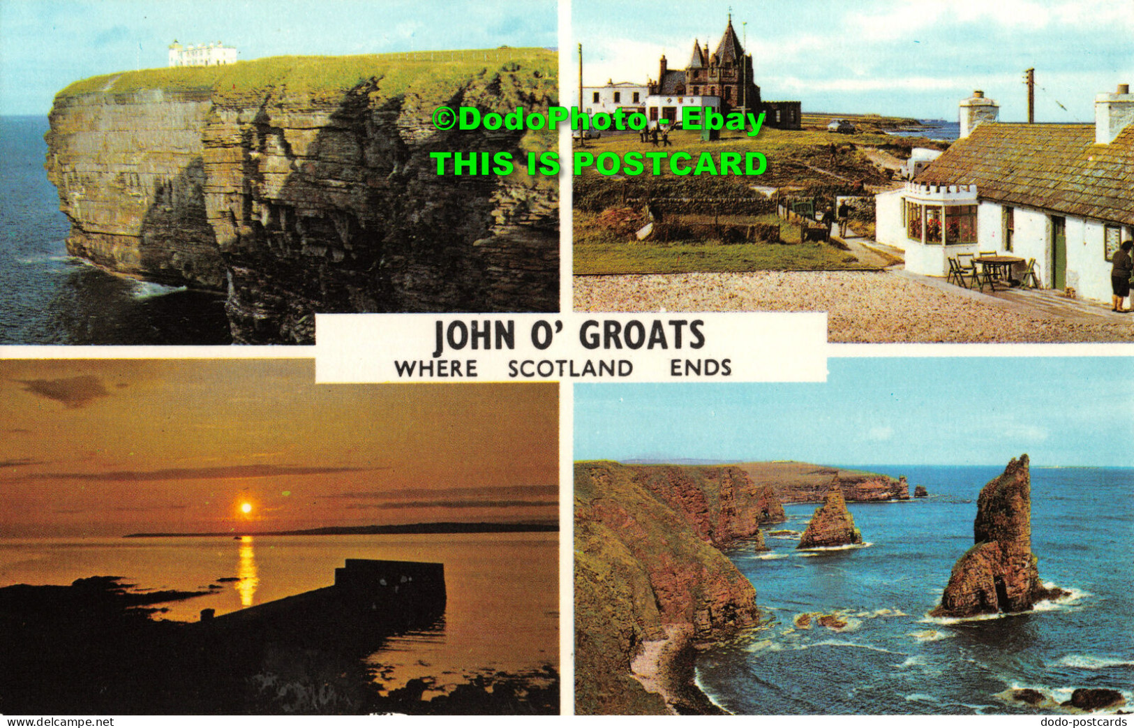 R427527 John O Groats. Where Scotland Ends. Colourmaster International. Precisio - World