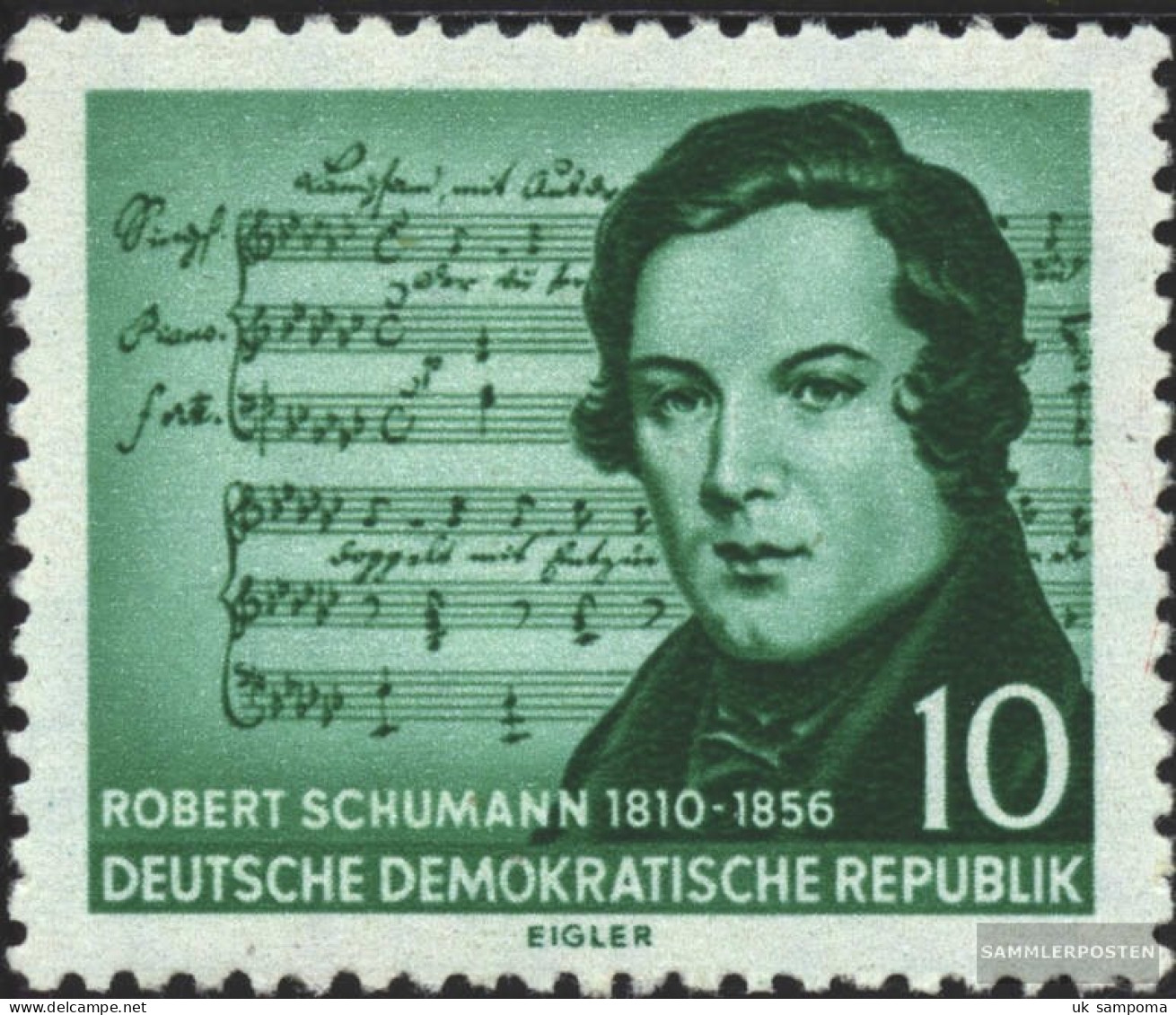 DDR 528 Unmounted Mint / Never Hinged 1956 100.Death Of Schumann - Unused Stamps