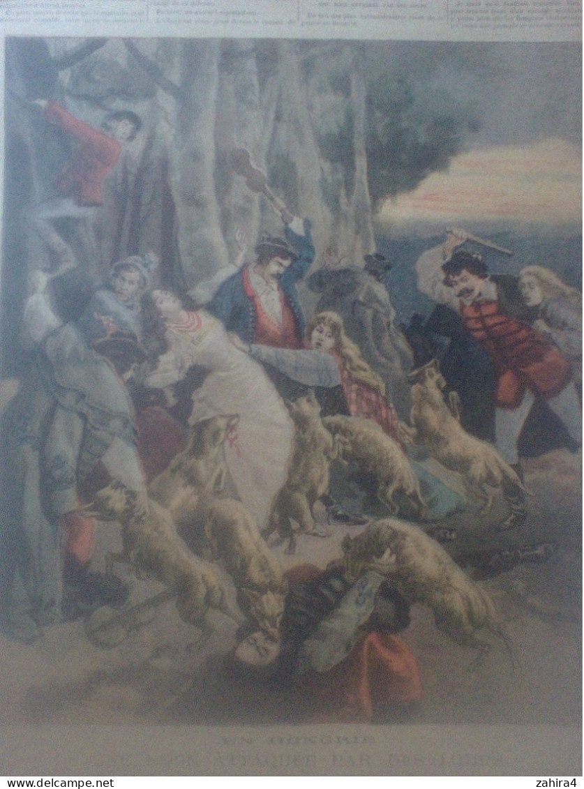 Le Petit Journal N°214 Dreyfus Devant Le Conseil De Guerre Hongrie Noce Attaquée Par Des Loups Partition G Lemoine Puget - Revues Anciennes - Avant 1900