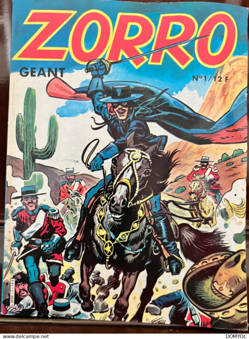 BD-ZORRO GEANT N°1 - AOUT 1983 - Original Edition - French