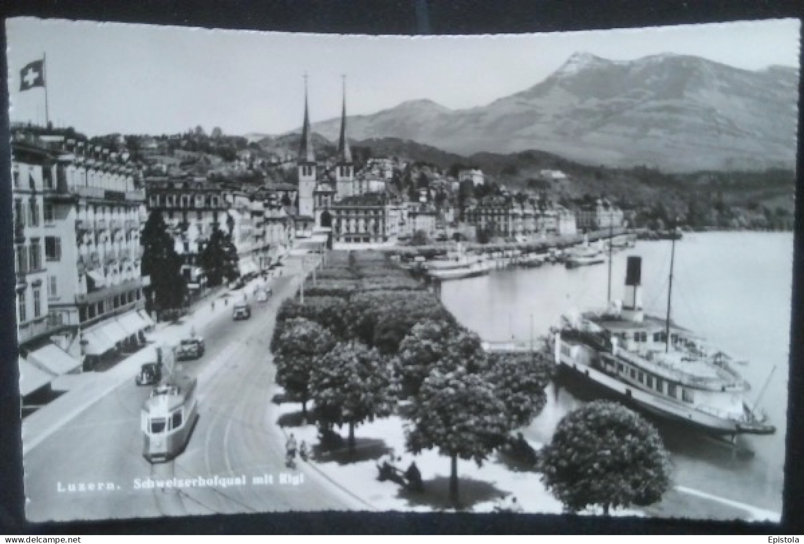 ► Luzern - Port - Luzern Bateau Vapeur Steamer  Suisse - Transbordadores