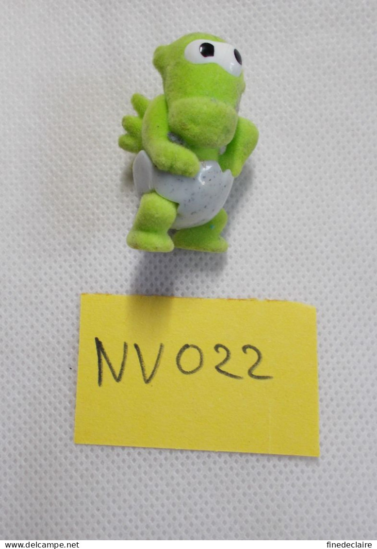 Kinder - Dinosaure Vert Clair ( Recouvert En Partie D'un Fin Duvet) - NV022 - Sans BPZ - Figuren