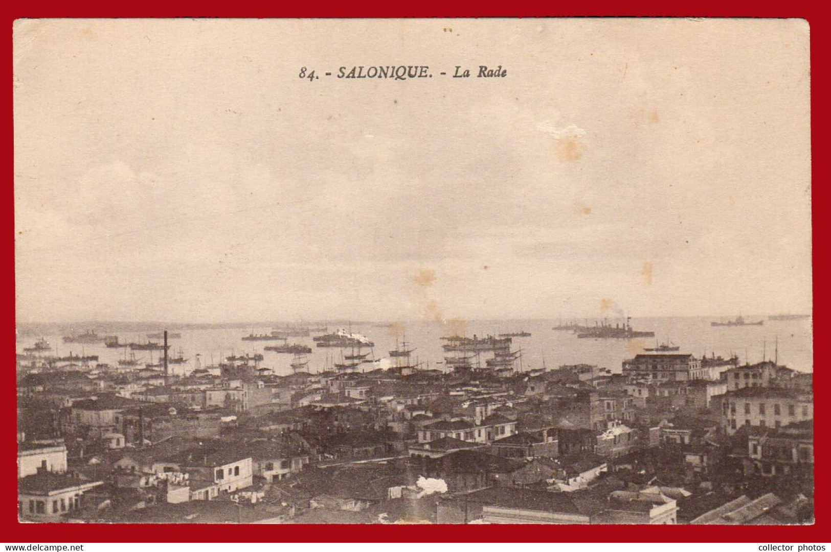 THESSALONIKI Salonica Greece 1910s (circa WWI). Lot Of 8 Vintage Used Postcards [de133] - Greece