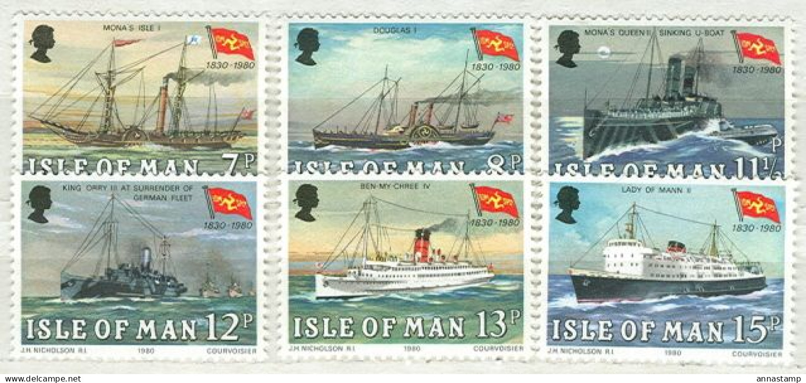 Isle Of Man MNH Set - Ships