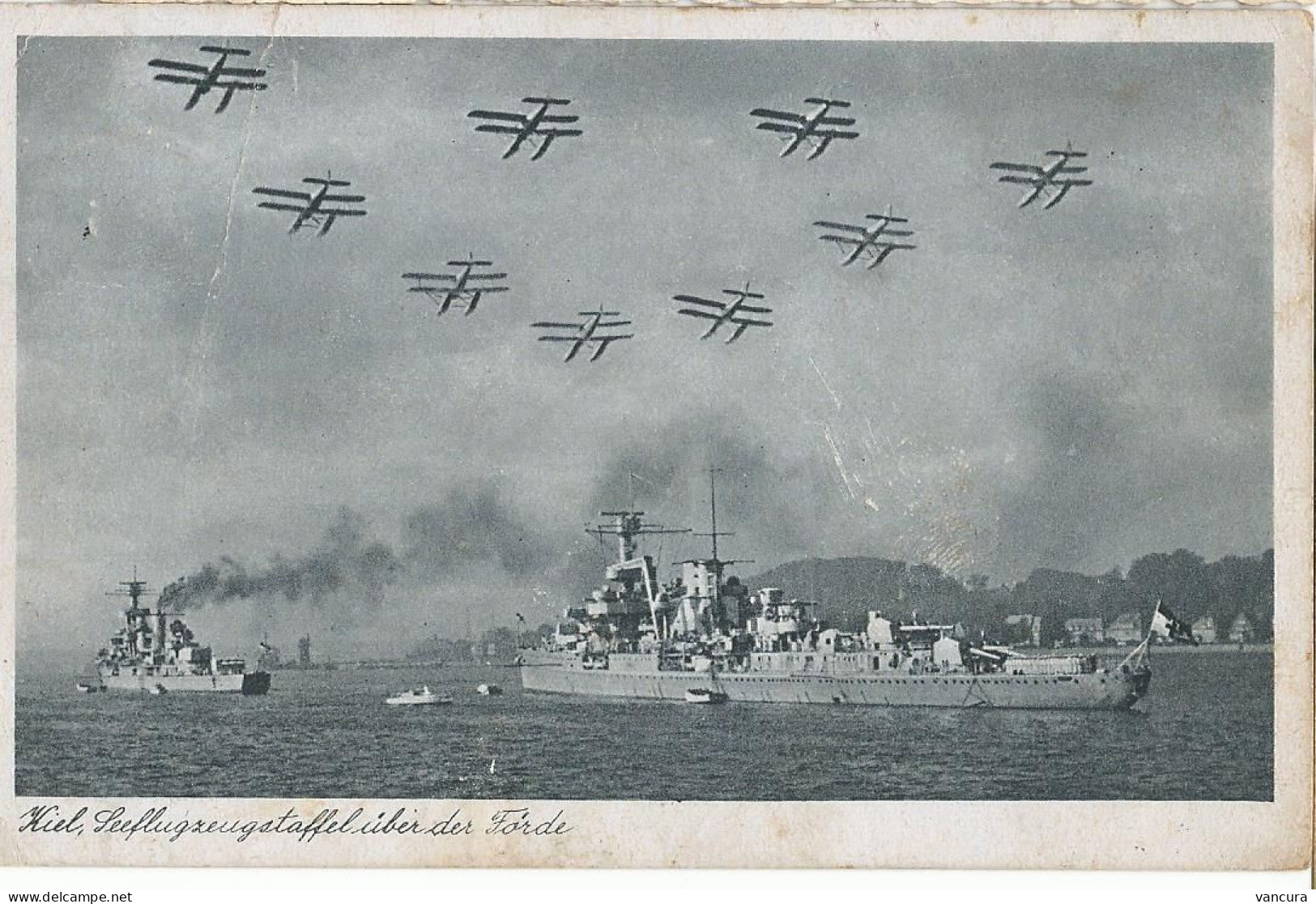 Germany Kiel Port 1943 - Guerra 1939-45
