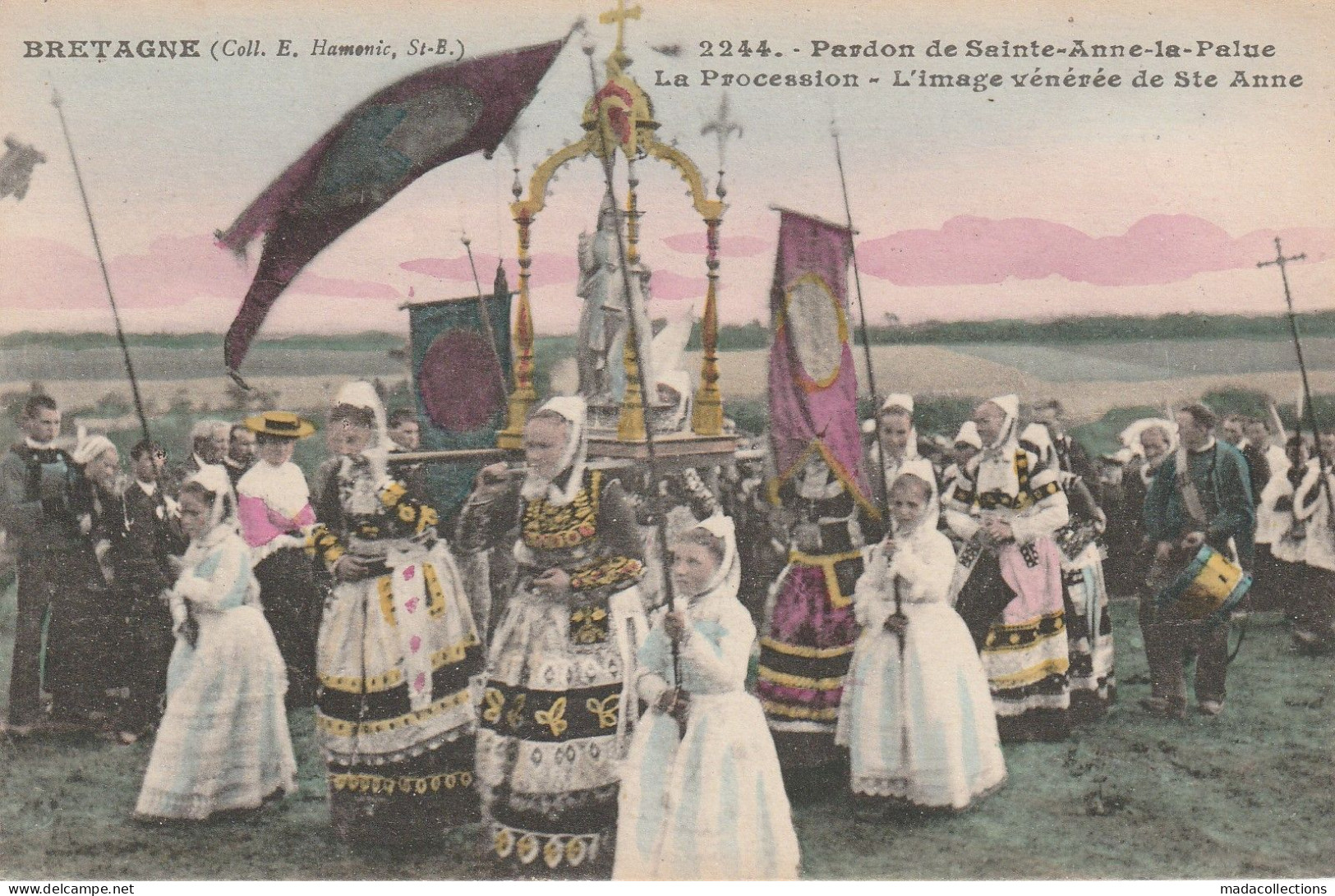 Plonévez-Porzay  (29 - Finistère) Pardon De Sainte Anne La Palud -  La Procession - Plonévez-Porzay