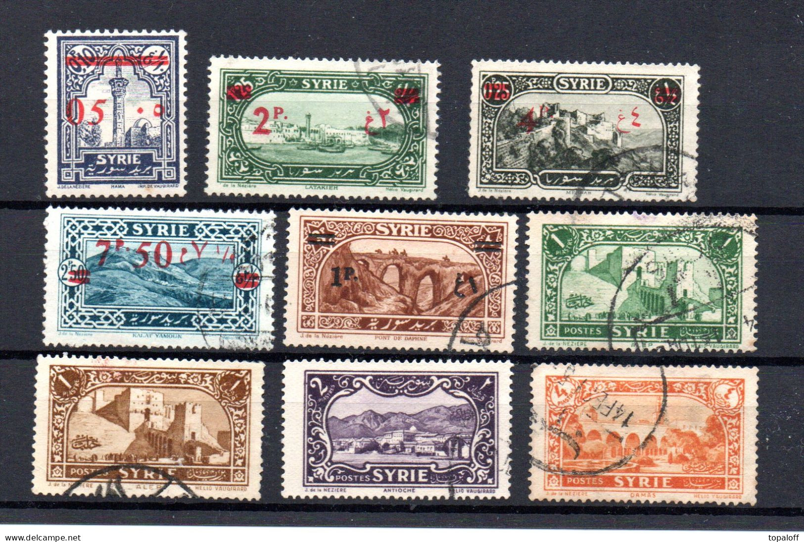 SYRIE  N°188 - 189 - 190 - 191 - 199 - 204 - 204A - 206 - 208 Oblitérés - Used Stamps