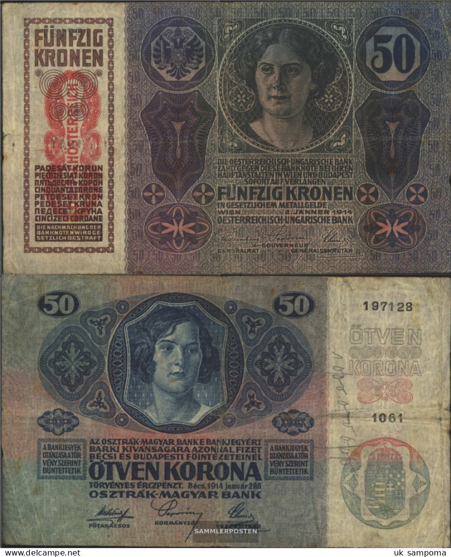 Austria Catalog-number.: 174 (54a) Used (III) 1919 50 Crowns - Oesterreich