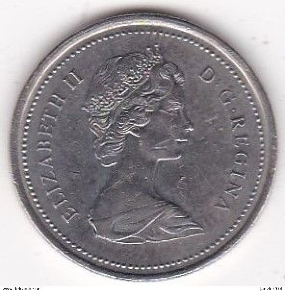 Canada 25 Cents 1873 – 1973 Centenaire De La Gendarmerie Royale Du Canada,  Elizabeth II, En Nickel, KM# 81 - Canada