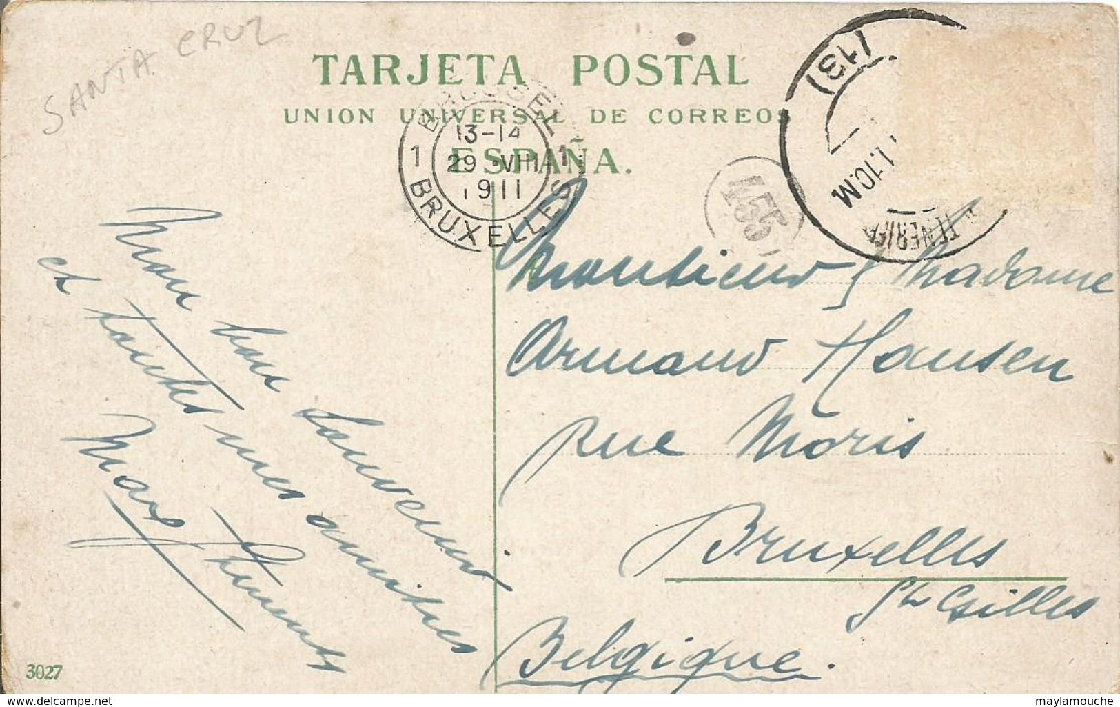 Santa Cruz De Tenerife Puerto 1911( B T - Tenerife