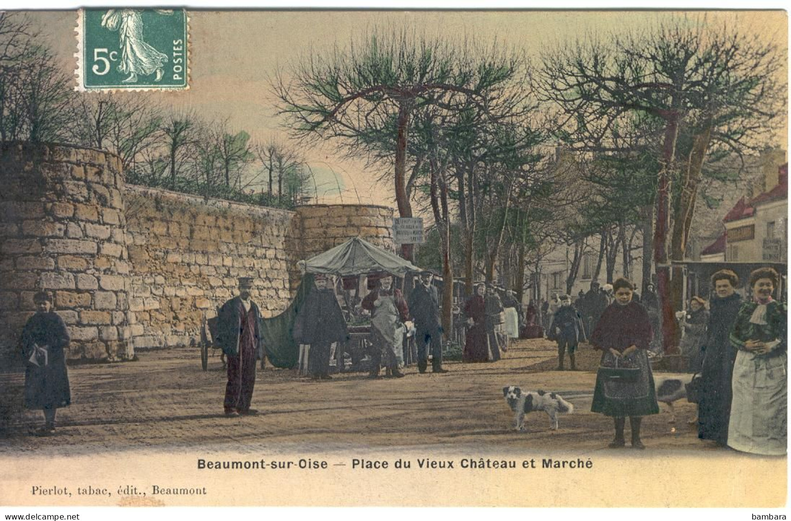 BEAUMONT SUR OISE - Le Marché. - Beaumont Sur Oise