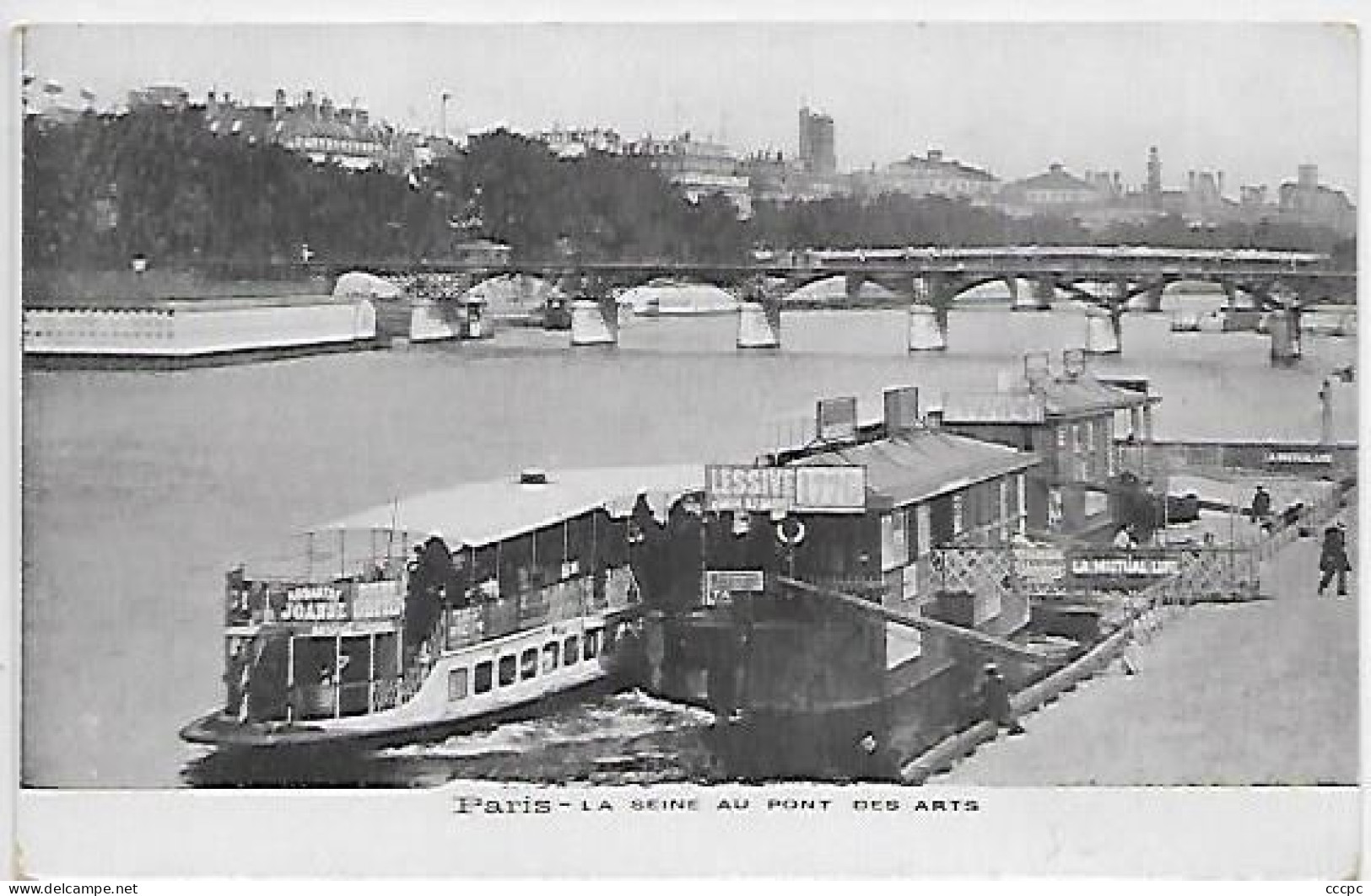 CPA Paris La Seine Au Pont Des Arts - Paris (06)