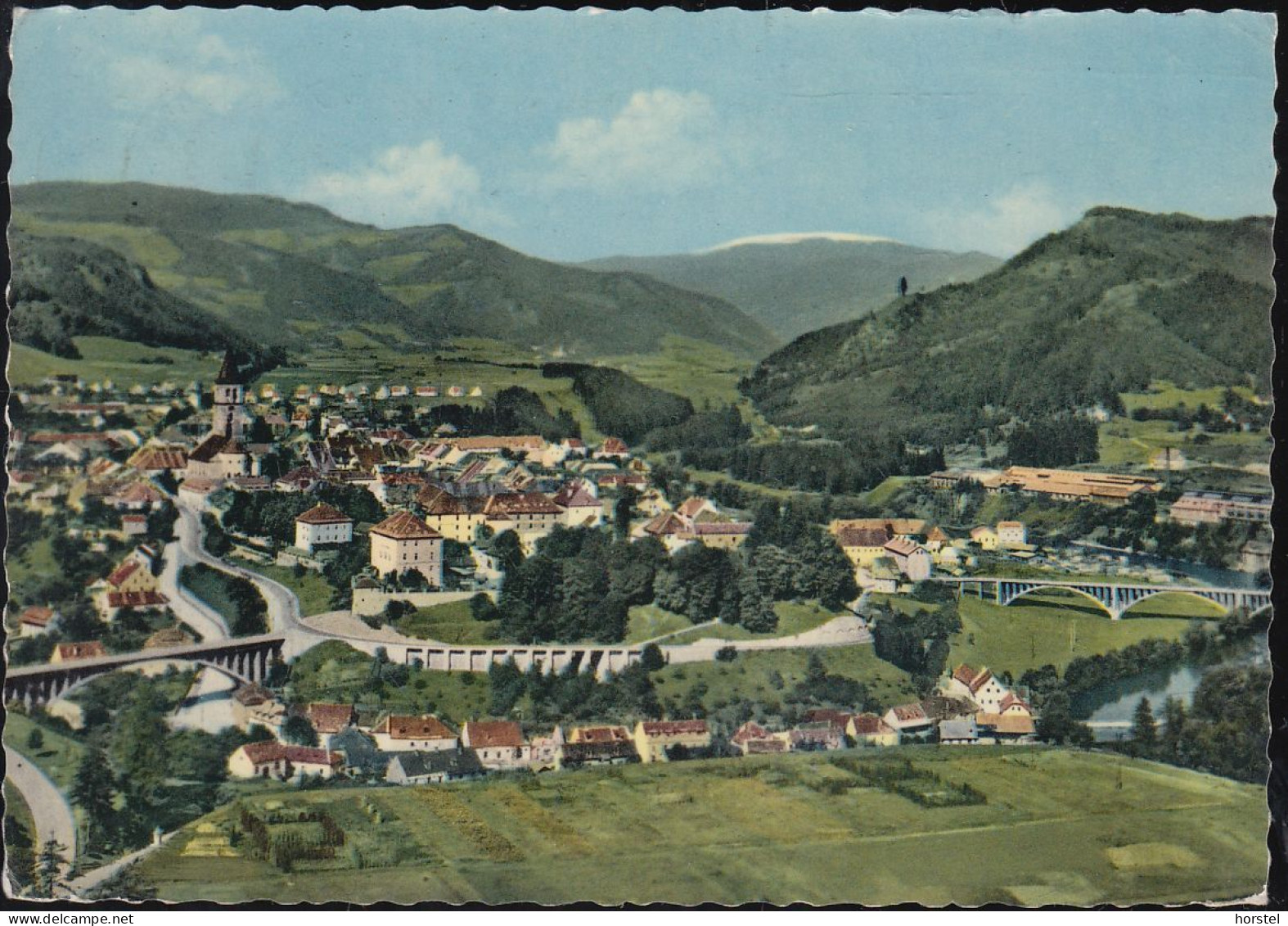 Austria - 8750 Judenburg - Alte Ortsansicht - Brücken - Judenburg