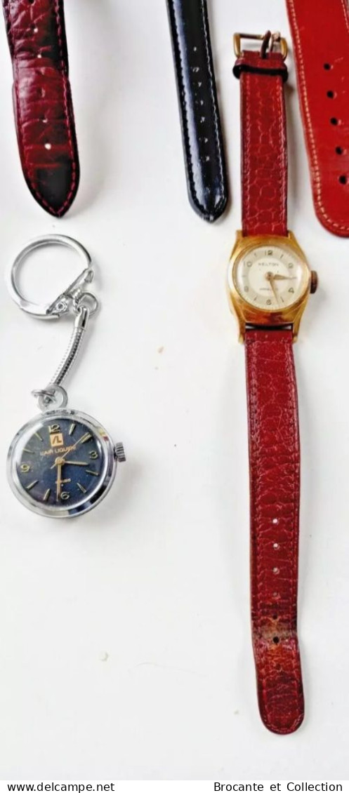 Lot 10 Montre Vintage Seiko, Kelton Etc.... - Horloge: Antiek